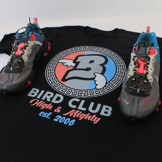 React Element 97 sneaker tees "Solar red" - Sneaker Tees to match Air Jordan Sneakers