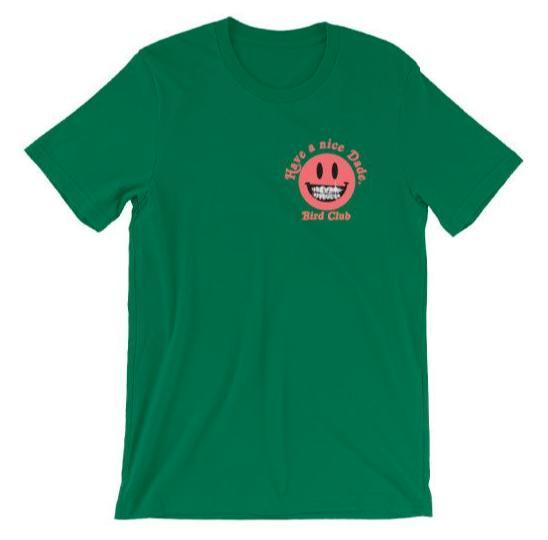 Smiley Face Golds Teeth Dade County tee (grn) - Sneaker Tees to match Air Jordan Sneakers