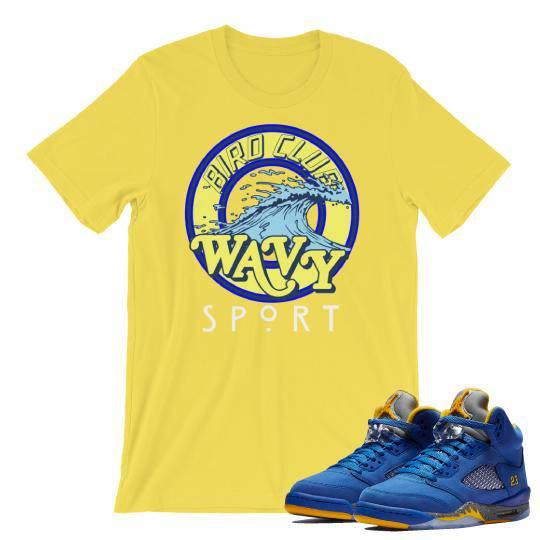 Jordan 5 Laney Tees - Sneaker Tees to match Air Jordan Sneakers