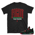 Jordan retro 4 Sneaker Tees | Do the right thing Sneaker Tees - Sneaker Tees to match Air Jordan Sneakers
