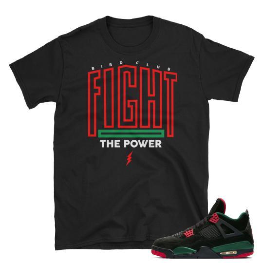Jordan retro 4 Sneaker Tees | Do the right thing Sneaker Tees - Sneaker Tees to match Air Jordan Sneakers