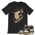 Cactus Jack Jordan retro 1 Sneaker Tees - Sneaker Tees to match Air Jordan Sneakers