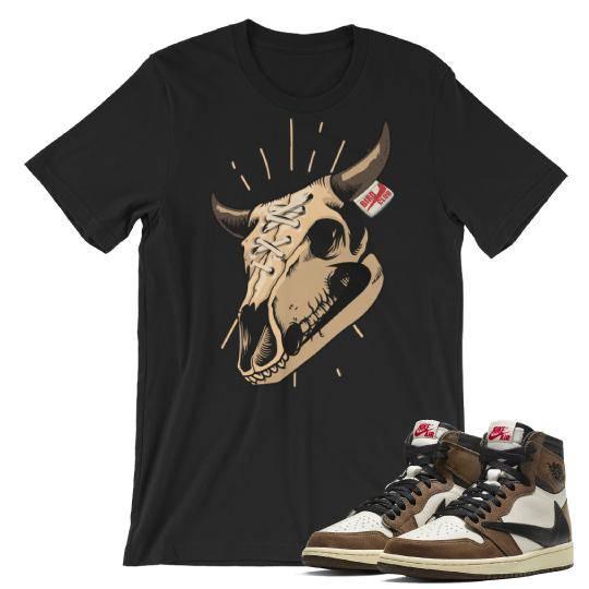 Cactus Jack Jordan retro 1 Sneaker Tees - Sneaker Tees to match Air Jordan Sneakers