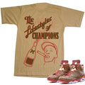 Air Jordan 6 tee | Cigar Tee - Sneaker Tees to match Air Jordan Sneakers
