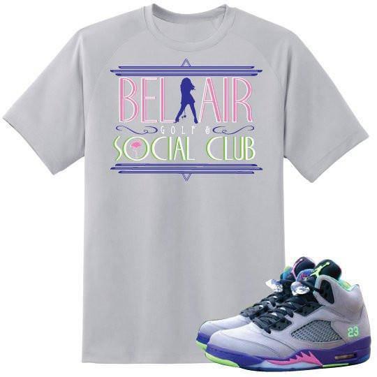 Air Jordan 5 Bel Air shirt - Sneaker Tees to match Air Jordan Sneakers