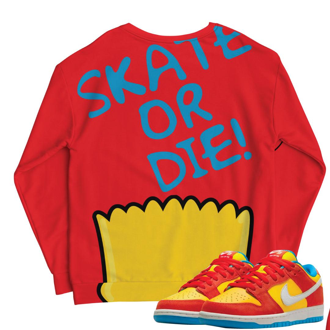 Bart SB Dunk Sweatshirt - Sneaker Tees to match Air Jordan Sneakers