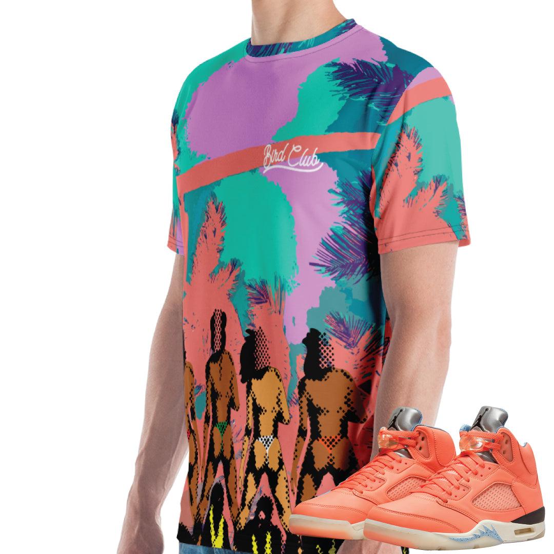 Retro 5 "We The Best" Matching Miami Shirt - Sneaker Tees to match Air Jordan Sneakers