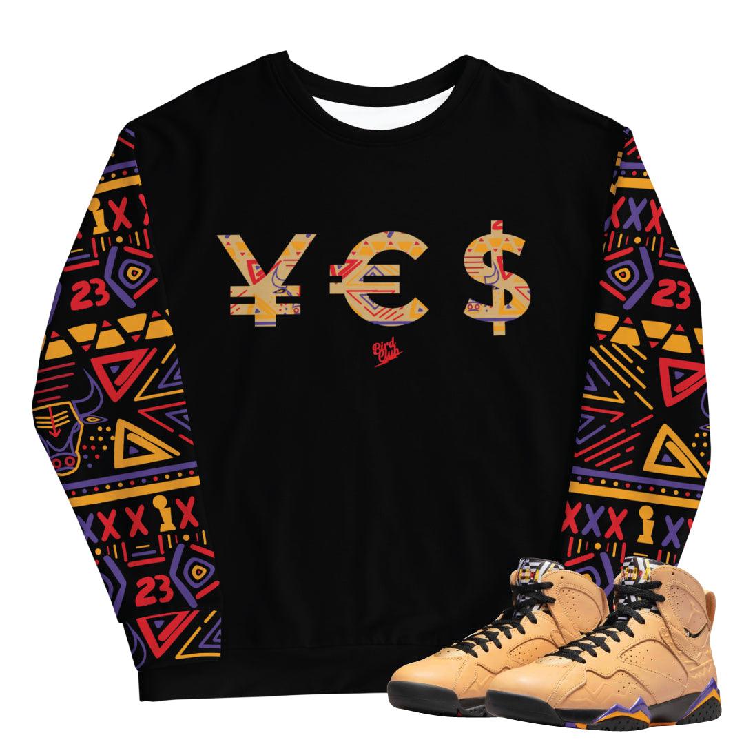 Retro 7 Afrobeats Sweatshirt - Sneaker Tees to match Air Jordan Sneakers