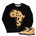 Retro 7 Afrobeats Africa Sweatshirt - Sneaker Tees to match Air Jordan Sneakers