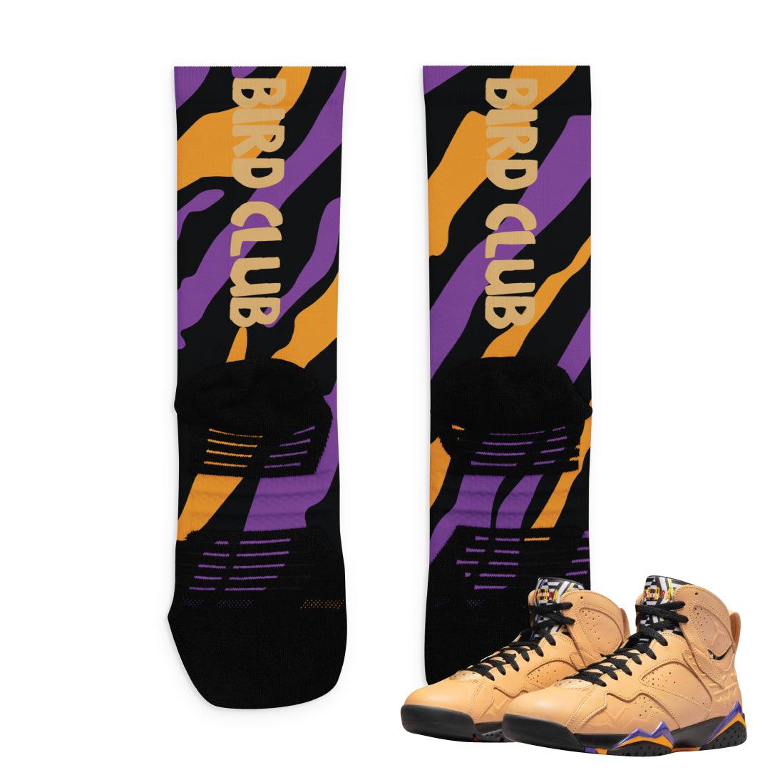 Retro 7 Afrobeats TRIBE Socks - Sneaker Tees to match Air Jordan Sneakers