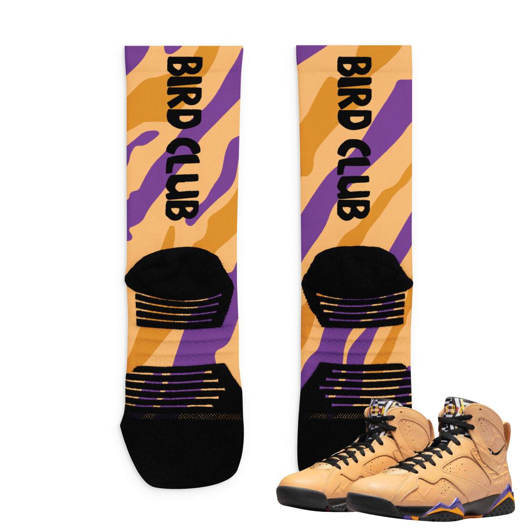 Retro 7 Afrobeats TRIBE Socks - Sneaker Tees to match Air Jordan Sneakers