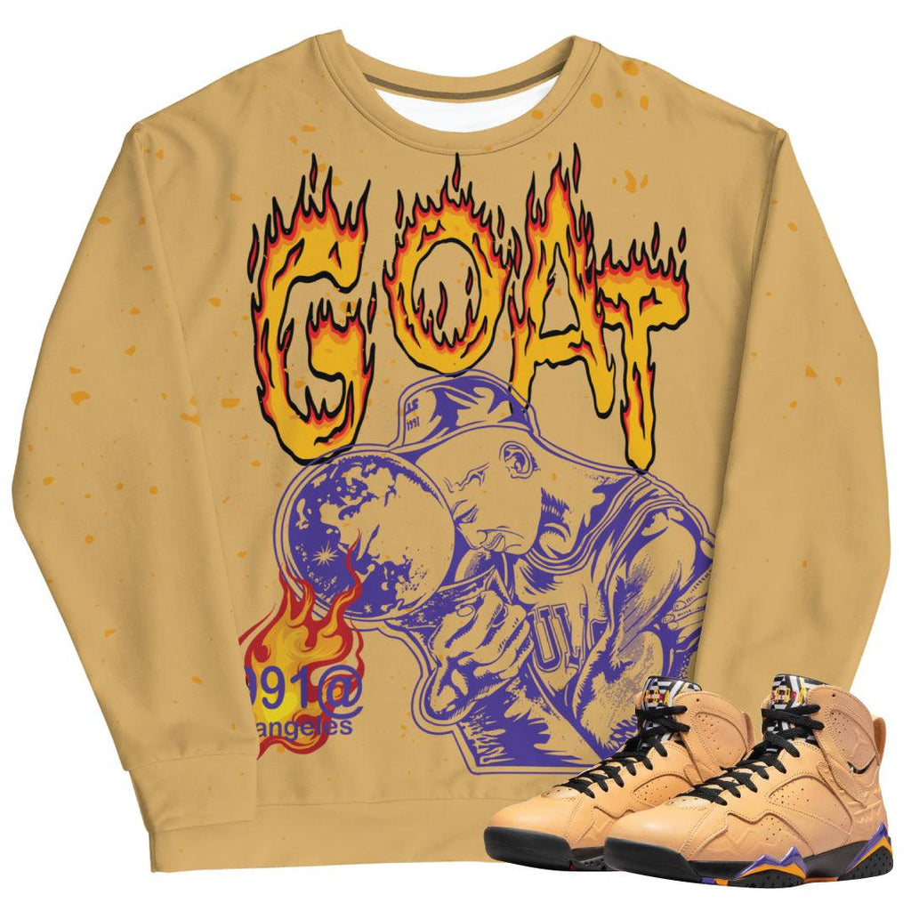 Retro 7 Afrobeats "First Love" Sweatshirt - Sneaker Tees to match Air Jordan Sneakers