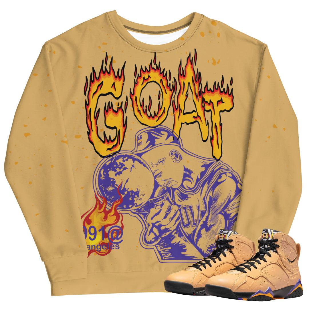 Retro 7 Afrobeats "First Love" Sweatshirt - Sneaker Tees to match Air Jordan Sneakers
