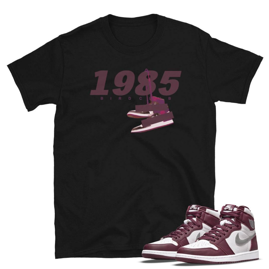 Retro OG 1 Bordeaux Shirt - Sneaker Tees to match Air Jordan Sneakers