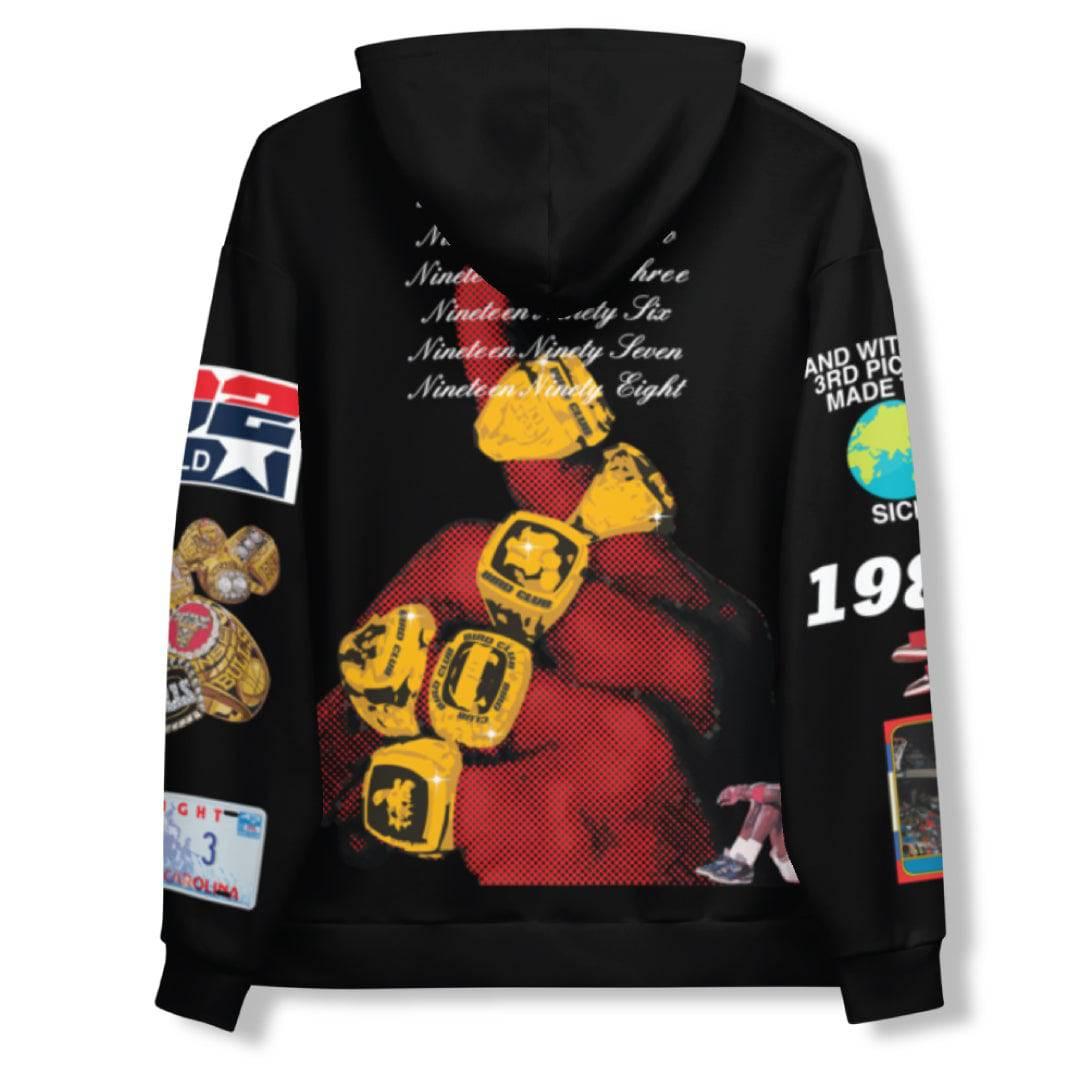 Retro 3 Red Thunder Everything Jordan Hoodie - Sneaker Tees to match Air Jordan Sneakers