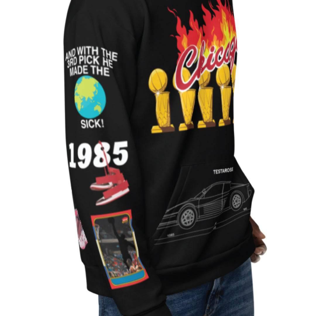 Retro 3 Red Thunder Everything Jordan Hoodie - Sneaker Tees to match Air Jordan Sneakers