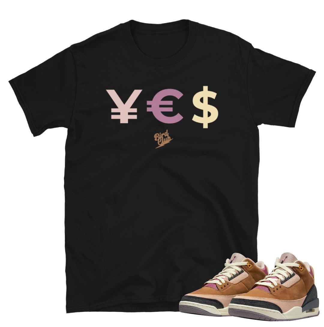 Retro 3 Winterized Archaeo Brown YE$ Shirt - Sneaker Tees to match Air Jordan Sneakers
