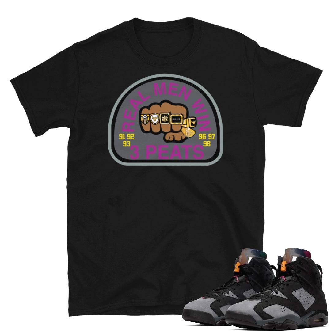 Retro 6 Bordeaux 3-peat Shirt - Sneaker Tees to match Air Jordan Sneakers