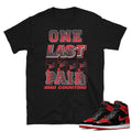 Retro 1 Bred Patent Last Pair Shirt - Sneaker Tees to match Air Jordan Sneakers