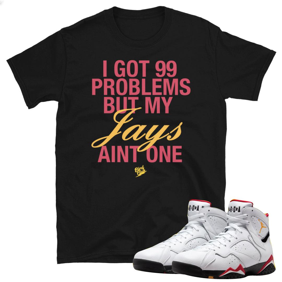 Retro 7 Cardinal Shirt - Sneaker Tees to match Air Jordan Sneakers
