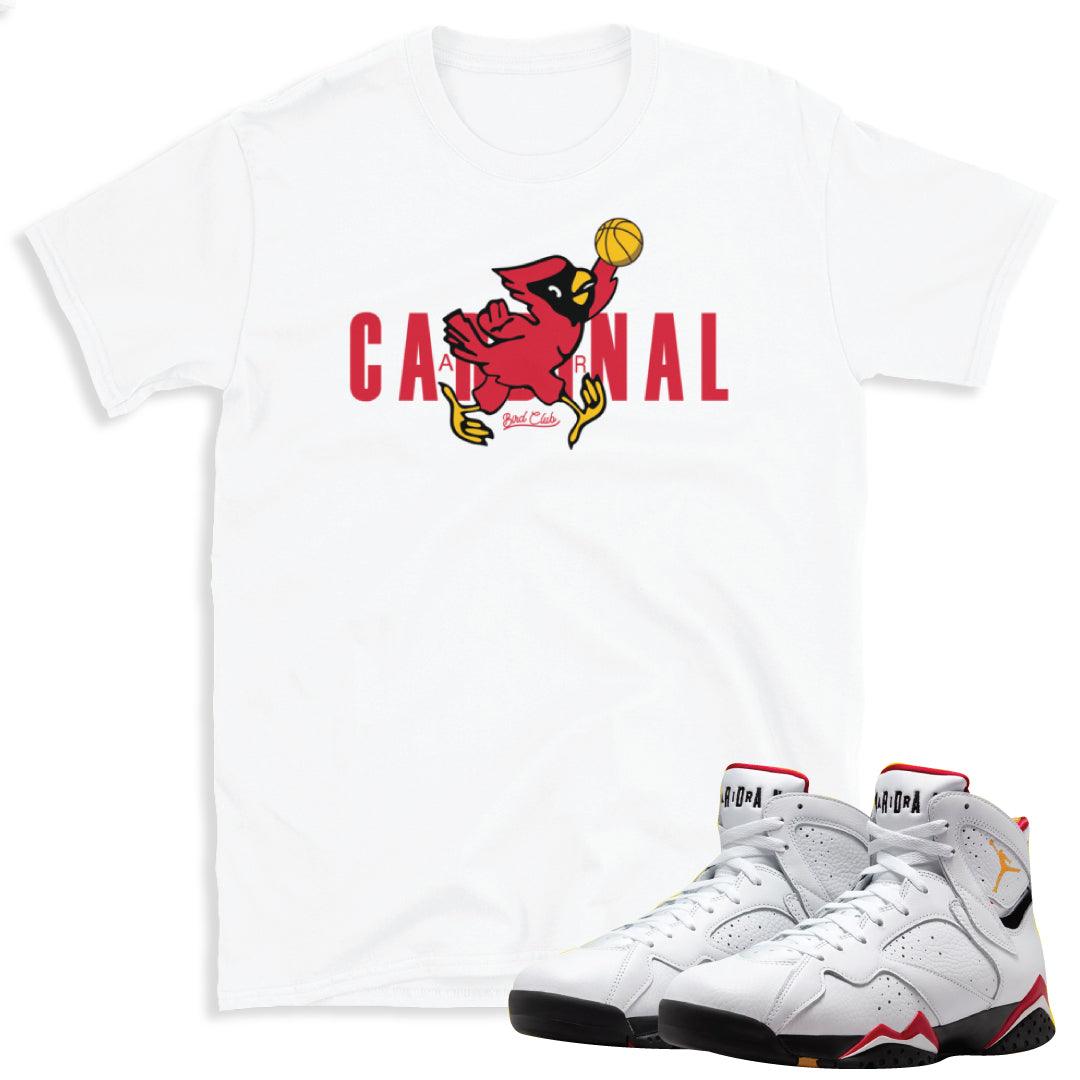 Retro 7 Cardinal Shirt - Sneaker Tees to match Air Jordan Sneakers