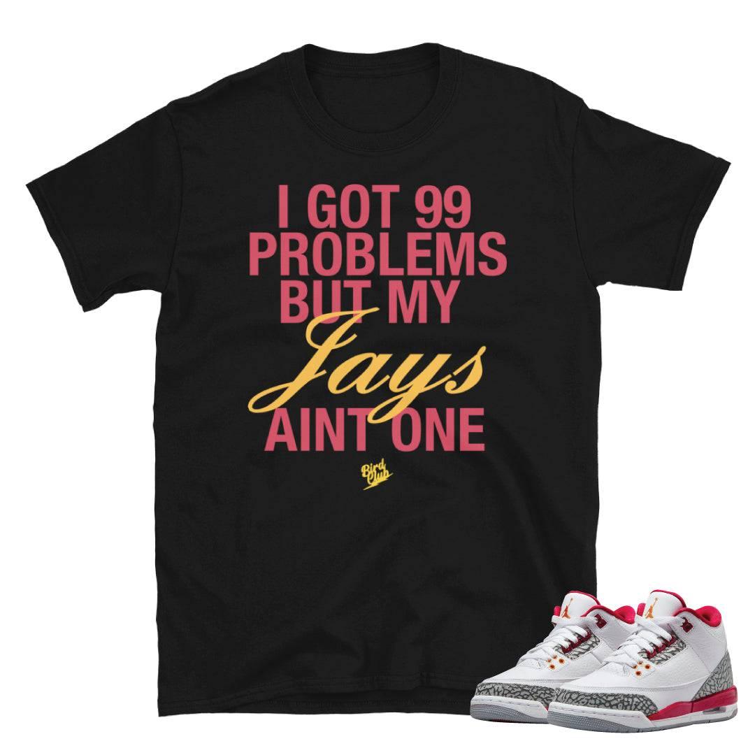 Retro 3 "Cardinal Red" Shirt - Sneaker Tees to match Air Jordan Sneakers