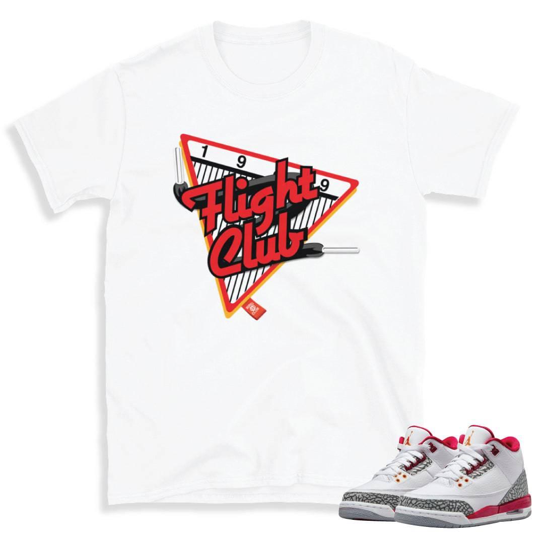 Retro 3 "Cardinal Red" Shirt - Sneaker Tees to match Air Jordan Sneakers
