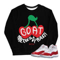 Retro 11 Cherry Sweatshirt - Sneaker Tees to match Air Jordan Sneakers