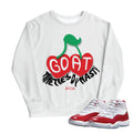 Retro 11 Cherry Sweatshirt - Sneaker Tees to match Air Jordan Sneakers