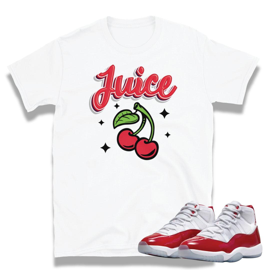 Retro 11 Cherry Red Shirt - Sneaker Tees to match Air Jordan Sneakers