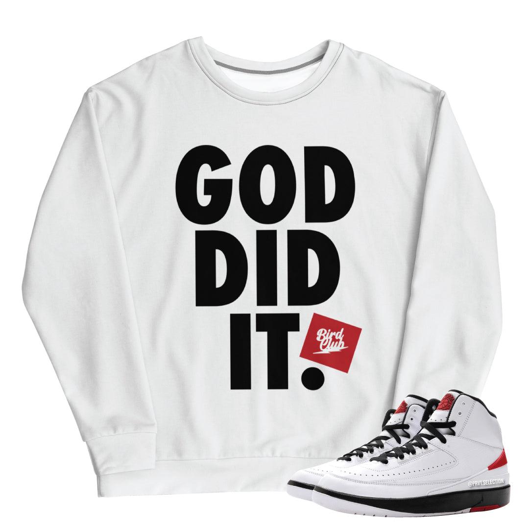 Retro 2 "Chicago" Sweatshirt - Sneaker Tees to match Air Jordan Sneakers