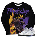 Retro 5 Concord Sweat Shirt - Sneaker Tees to match Air Jordan Sneakers