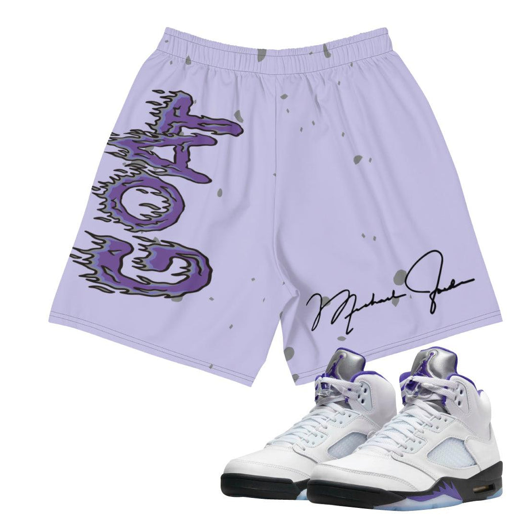 Retro 5 Concord Shorts - Sneaker Tees to match Air Jordan Sneakers