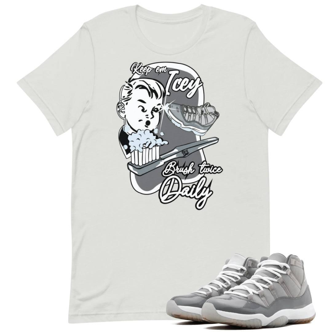 Retro 11 Cool Grey Shirt - Sneaker Tees to match Air Jordan Sneakers