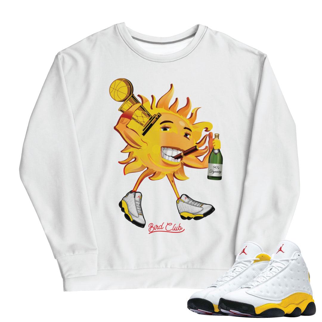 Retro 13 "Del Sol" Sweatshirt - Sneaker Tees to match Air Jordan Sneakers