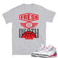 Retro 3 Fire Red OG Shirt - Sneaker Tees to match Air Jordan Sneakers