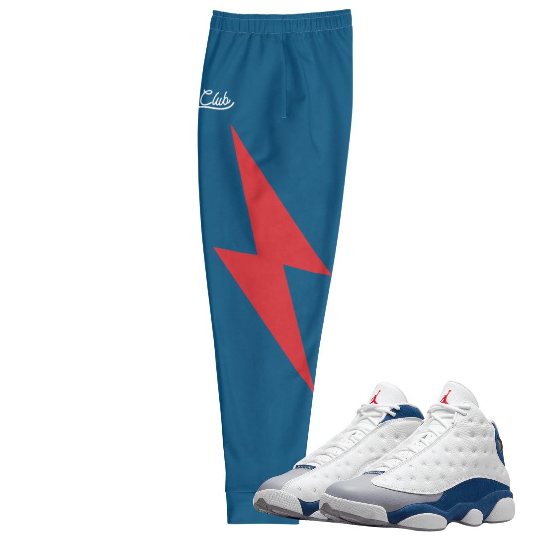 Retro 13 French Blue Joggers - Sneaker Tees to match Air Jordan Sneakers
