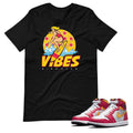 RETRO 1 FUSION RED SHIRT - Sneaker Tees to match Air Jordan Sneakers