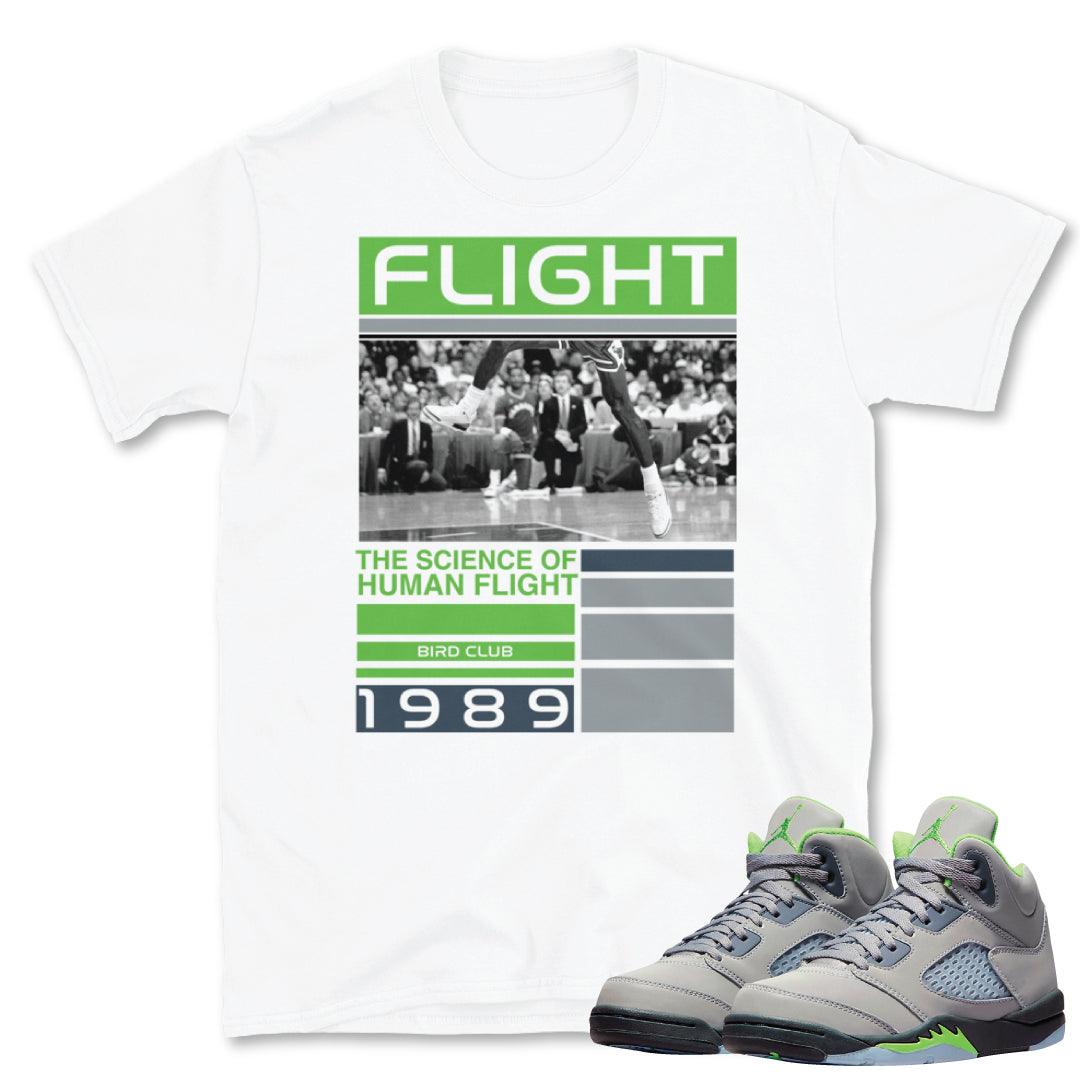 Retro 5 Green Bean Shirt - Sneaker Tees to match Air Jordan Sneakers