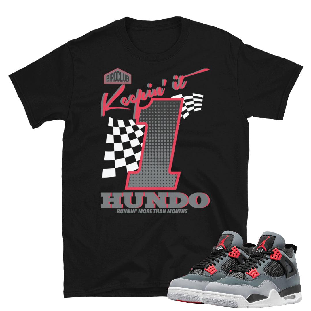 Retro 4 Infrared shirt - Sneaker Tees to match Air Jordan Sneakers