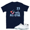 Retro 11 Low Legend Blue Shirt - Sneaker Tees to match Air Jordan Sneakers