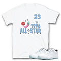 Retro 11 Low Legend Blue Shirt - Sneaker Tees to match Air Jordan Sneakers