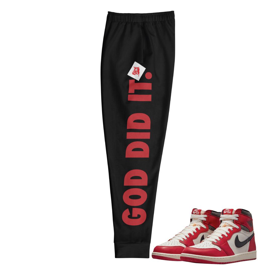 Retro 1 "Lost & Found" Joggers - Sneaker Tees to match Air Jordan Sneakers