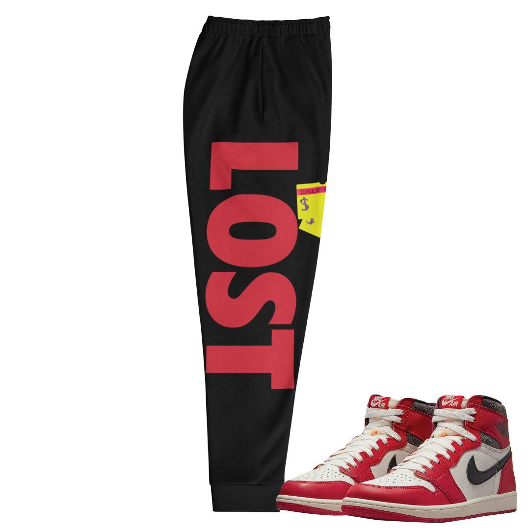 Retro 1 "Lost & Found" Joggers - Sneaker Tees to match Air Jordan Sneakers