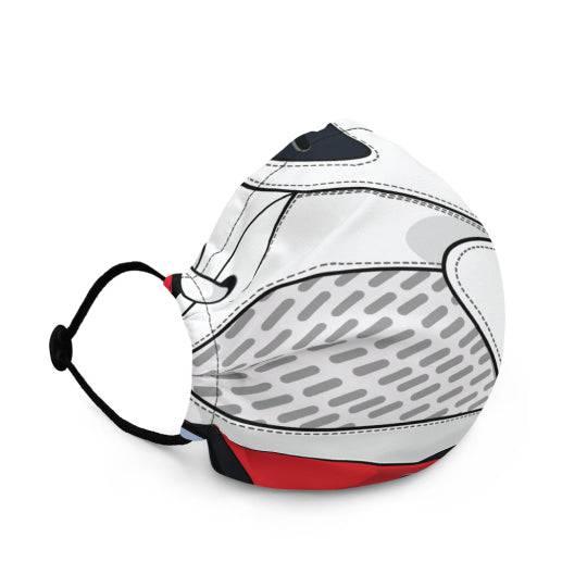 Retro 5 Sneaker Face Mask - Sneaker Tees to match Air Jordan Sneakers