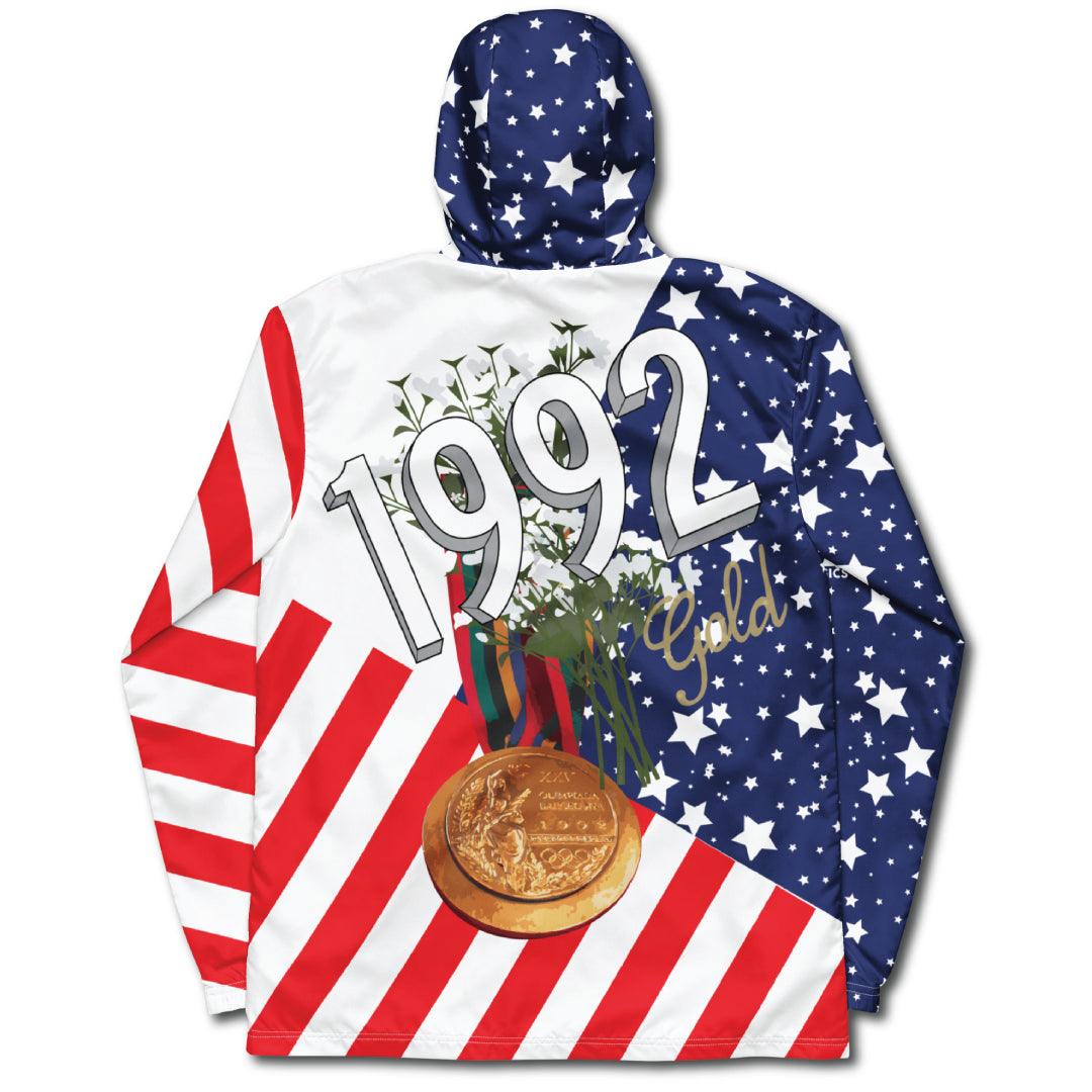 USA 1992 Dream Team Inspired Windbreaker - Sneaker Tees to match Air Jordan Sneakers