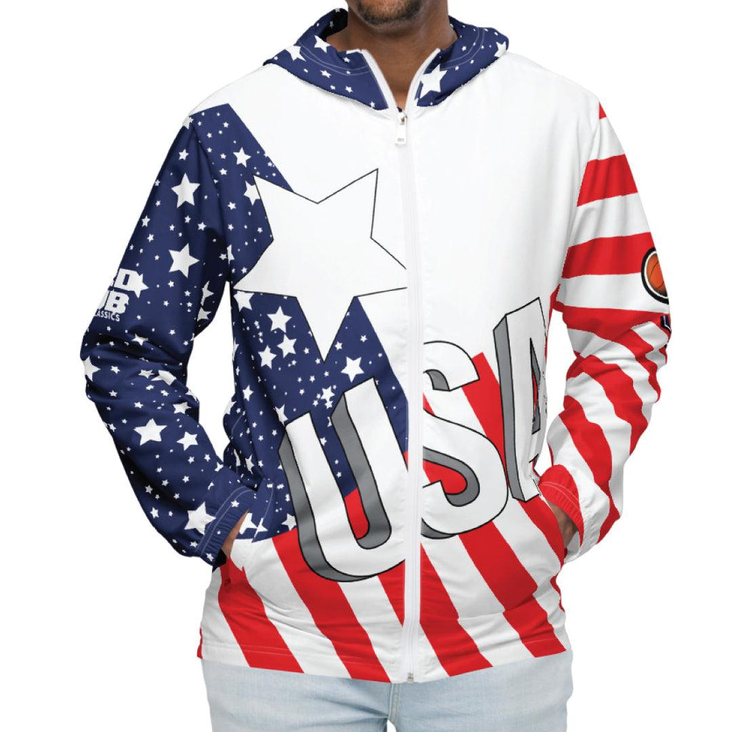 USA 1992 Dream Team Inspired Windbreaker - Sneaker Tees to match Air Jordan Sneakers