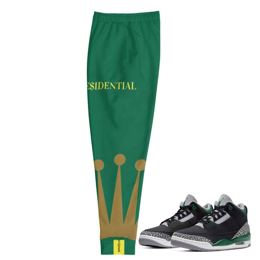 Retro 3 Pine Green Joggers - Sneaker Tees to match Air Jordan Sneakers
