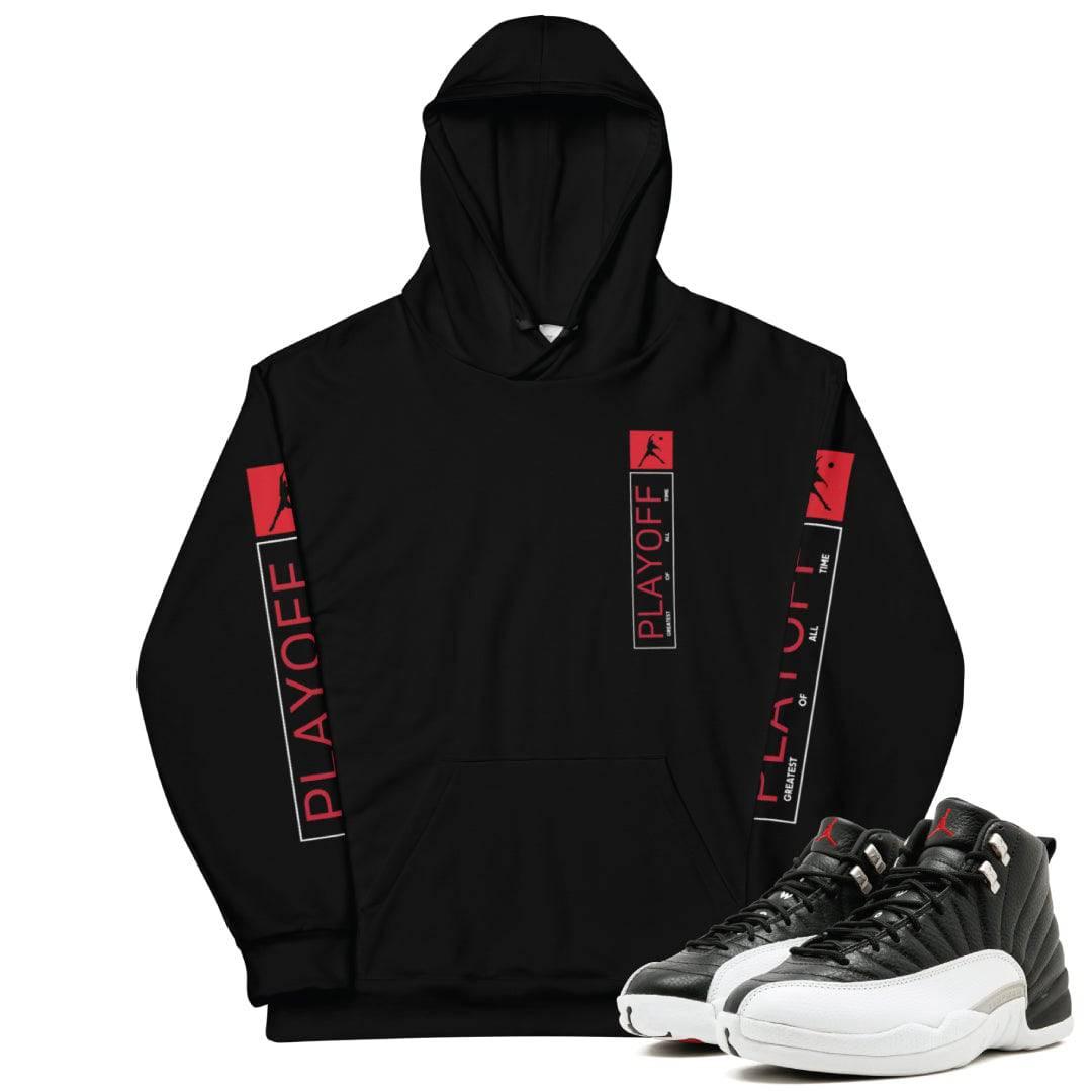 Retro 12 "Playoffs" Sweatshirt - Sneaker Tees to match Air Jordan Sneakers