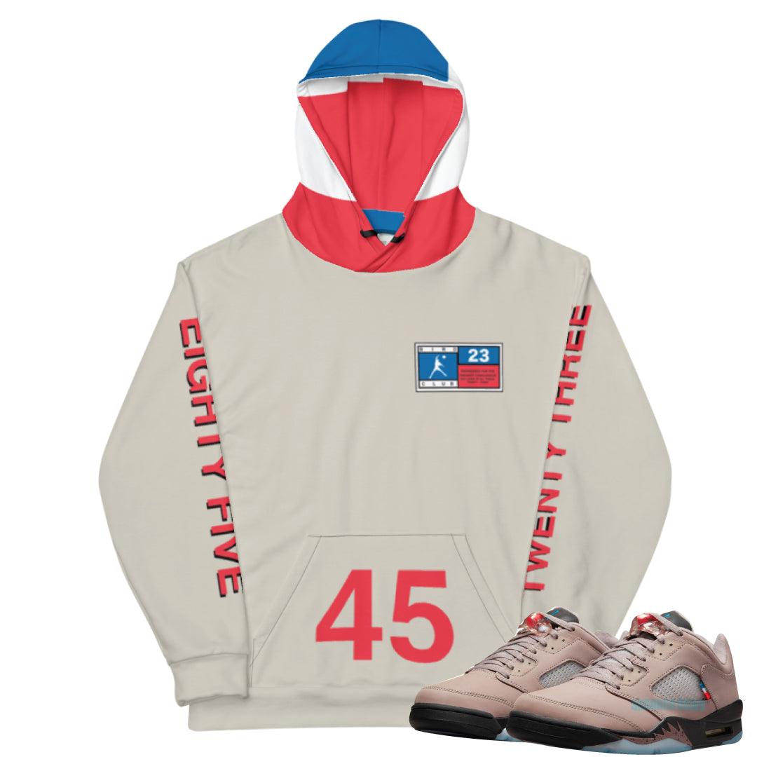 Retro 5 PSG HOODIE - Sneaker Tees to match Air Jordan Sneakers